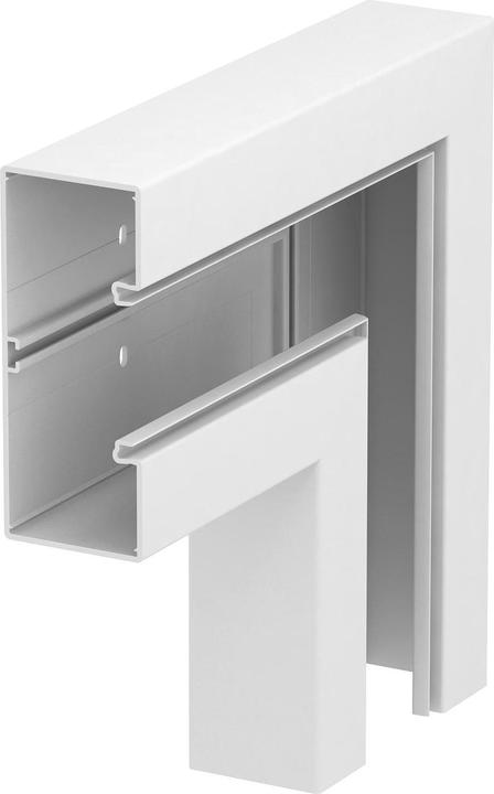 Actual product image OBO Bettermann OBO GKH-F70170RW Flat angle halogen-free pure white (7 cm)