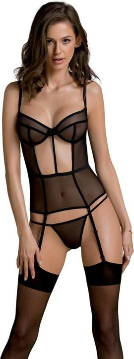 Image du produit ECO Collection Ensemble Corset + string Varella noir (L, XL)