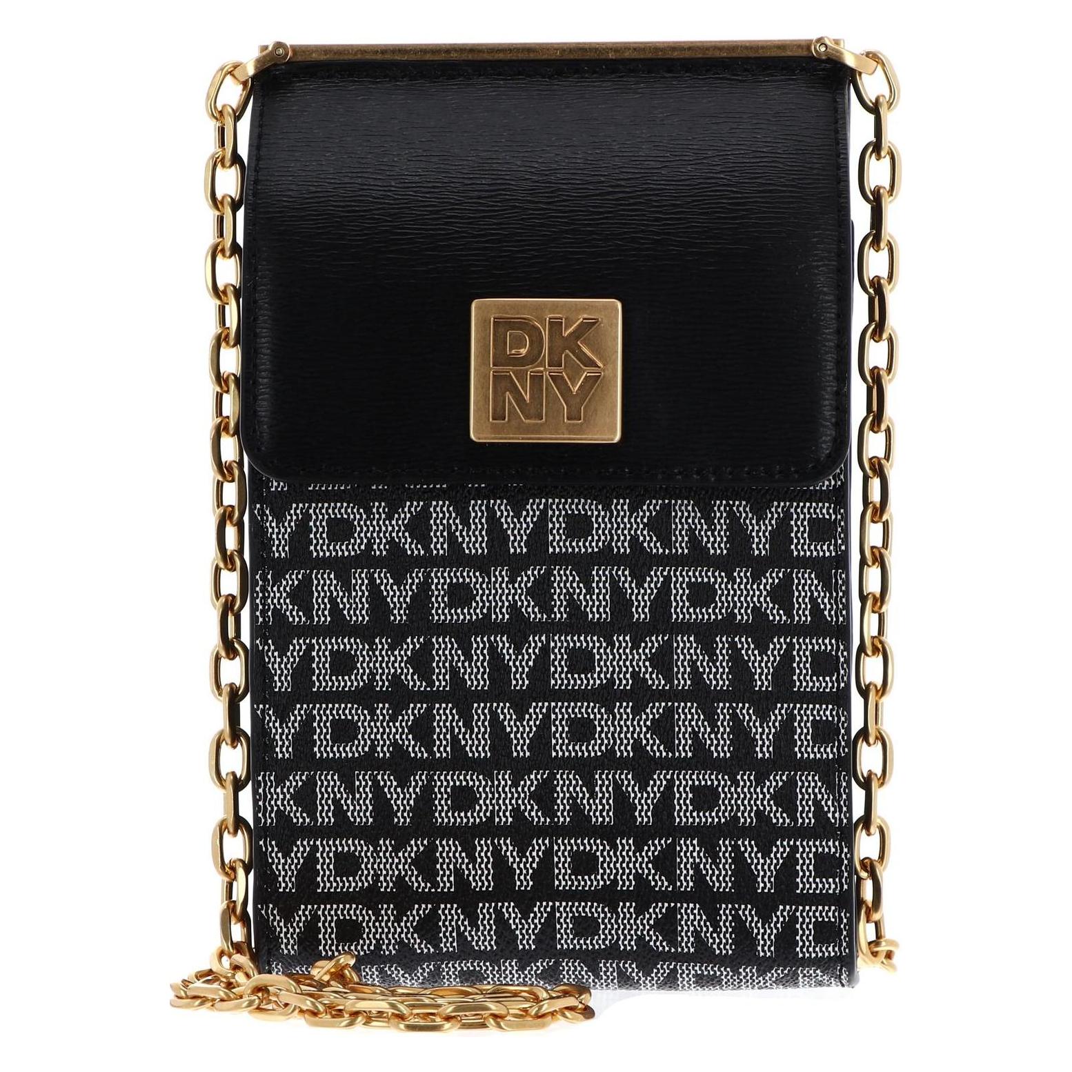Dkny, Damen, Handtasche, Mona Phone Crossbody Bag, Schwarz
