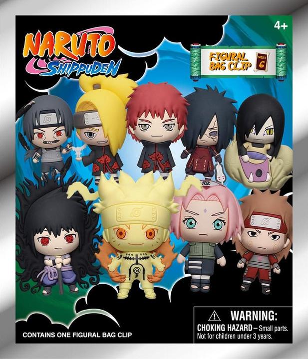 Immagine prodotto Monogram Int. Etichette per borse Naruto 3D in PVC Serie 6 Display (24)