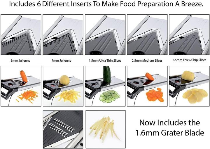 Immagine prodotto Chefs Inspirations Gemüseschneider mit V-Klinge