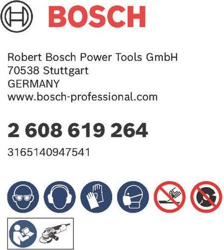 Immagine prodotto Bosch Professional Zubehör Disco da taglio PRO X-Lock in acciaio inox e metallo, 125 x 1 x 22,23 mm