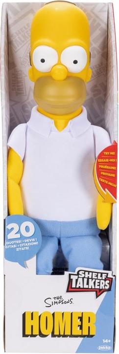 Actual product image Jakks Pacific Simpsons plush figure talking Homer 33 cm *English version* (33 cm)