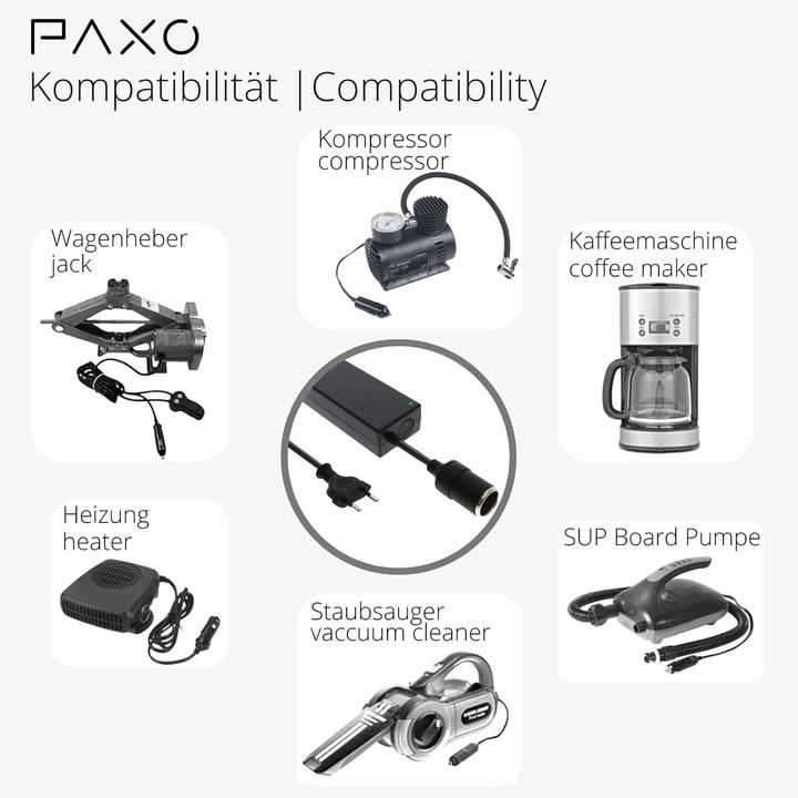 Produktbild Paxos KFZ-Netzadapter