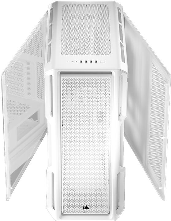 Actual product image Corsair Geh Midi 5000T (Tempered Glass) White (E-ATX, Mini-ITX, ATX, mATX)