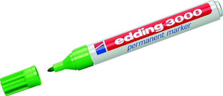 Actual product image Edding Permanent Marker 3000 (Light green, 3 mm, 1 x)