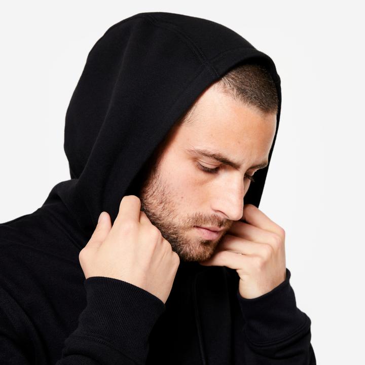 Produktbild Domyos Hoodie Herren warm Baumwollgewebe - schwarz (XL)