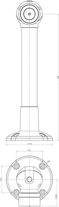 Image du produit effeff EFF 830-8BW3-D--F90 AIMANT 830 800N SOL/MUR 24 V GS 350MM (Porte-fenêtre, Porte de chambre, Porte d'entrée, Intérieur)