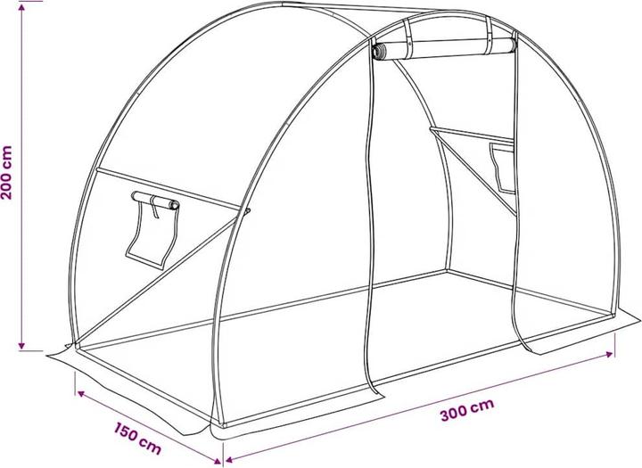 Immagine prodotto vidaXL Gewächshaus