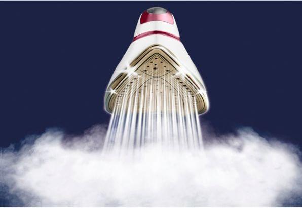 Actual product image Tefal GV9220 Steam Ironing Station Durilium AirGlide Autoclean soleplate Burgundy (2600 W, 540 g/min)