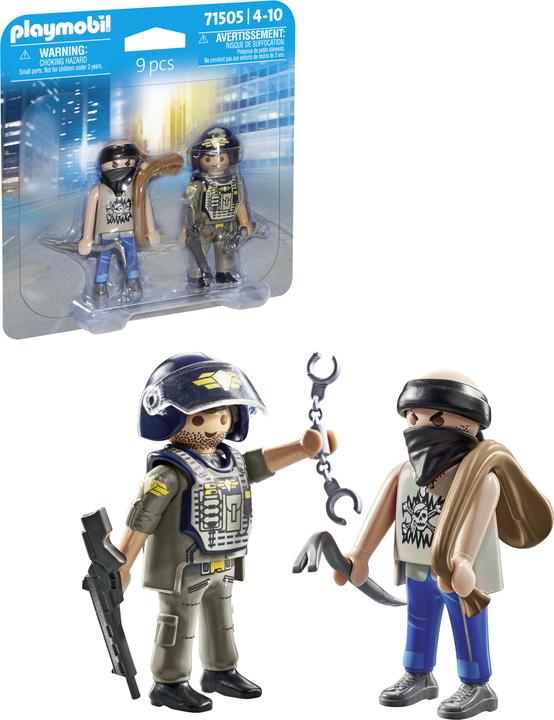 Actual product image Playmobil DuoPack SWAT & Bandit (Playmobil Action Heroes)
