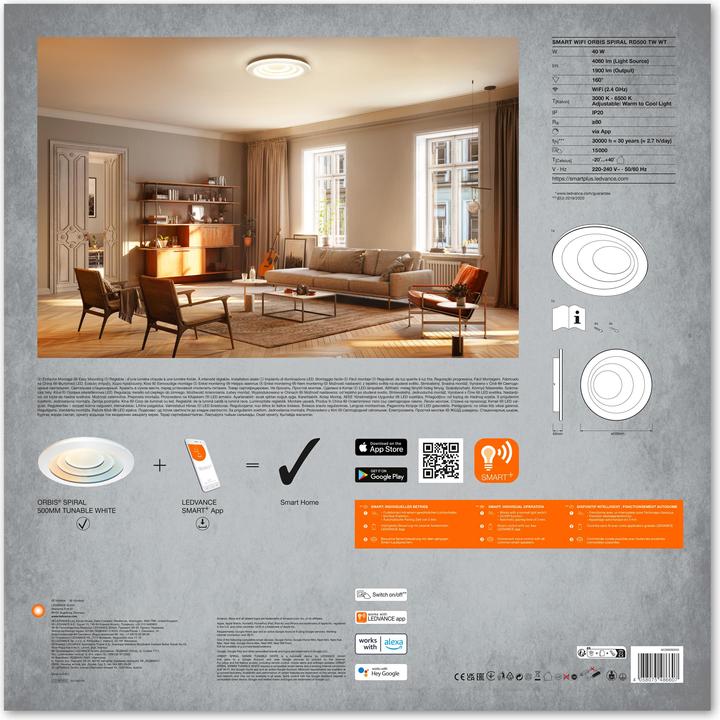 Image du produit Ledvance Smart+Tunable (4300 lm)