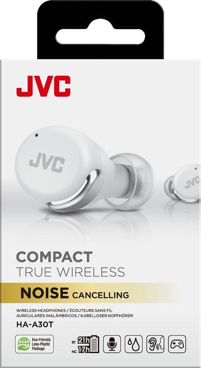 Actual product image JVC HA-A30T-W (ANC, 7.50 h, Wireless)
