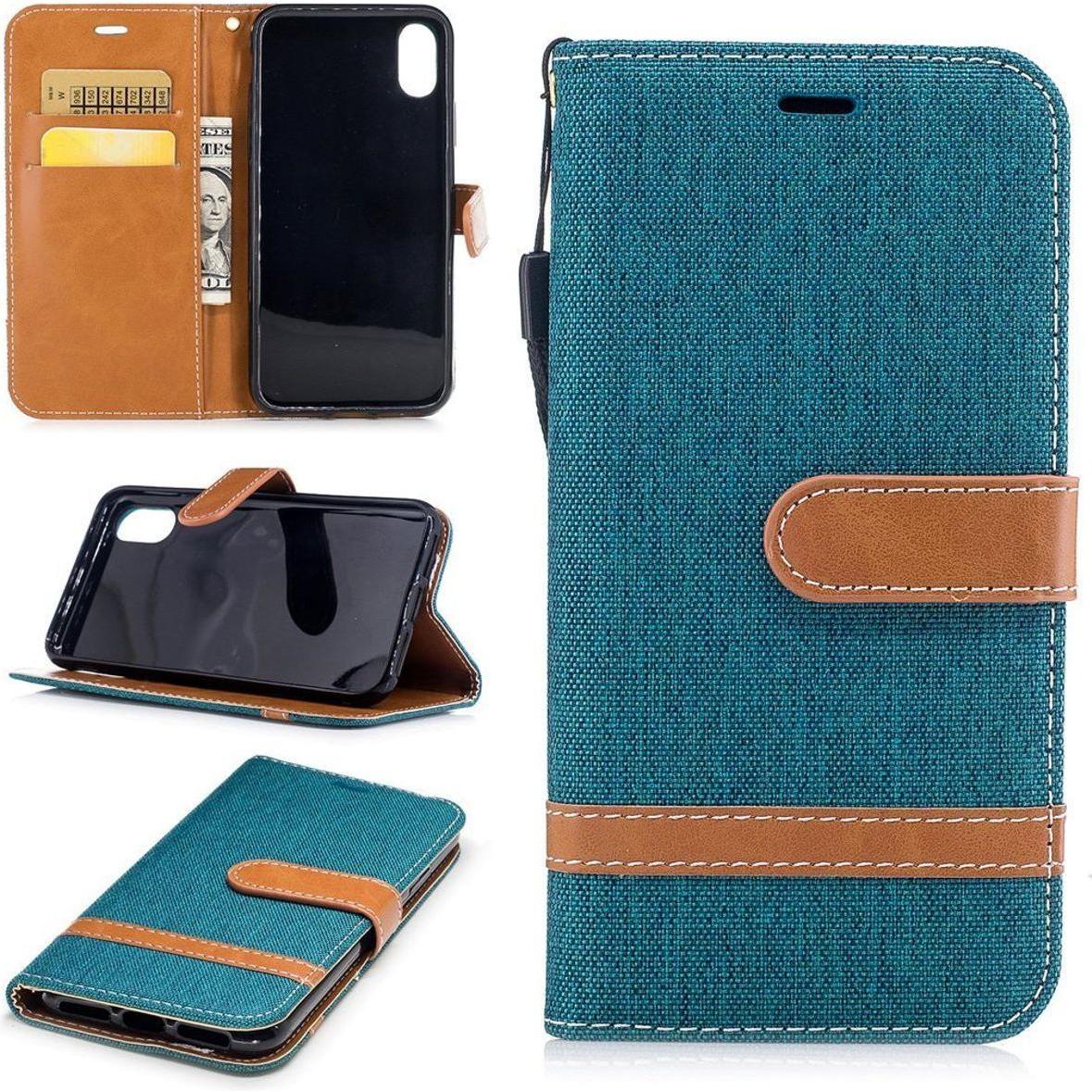 König Design Hülle Handy Schutz für Apple iPhone XS Case Cover Tasche Wallet Etui Handyhülle (Apple iPhone XS), Smartpho...
