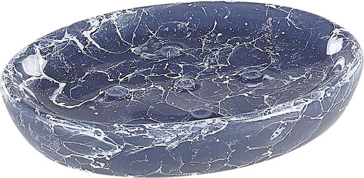 Actual product image Beliani Bathroom set 6-piece ceramic blue ANTUCO
