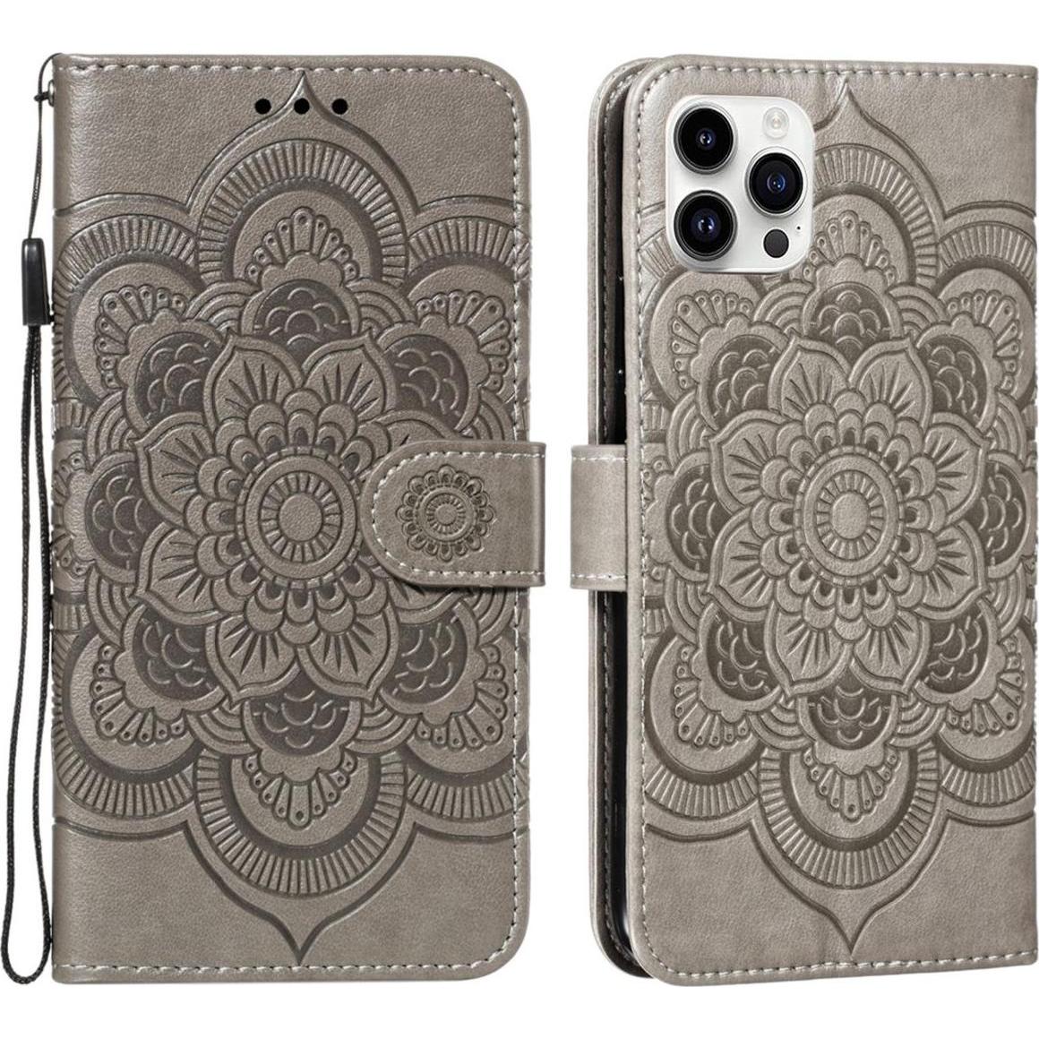 König Design Schutz Handy Hülle für Apple iPhone 15 Pro Case Cover Klapp Tasche Wallet Etuis (Apple iPhone 15 Pro), Smar...
