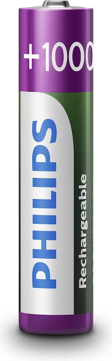 Actual product image Philips Rechargeable (4 pcs., AAA, 1000 mAh)