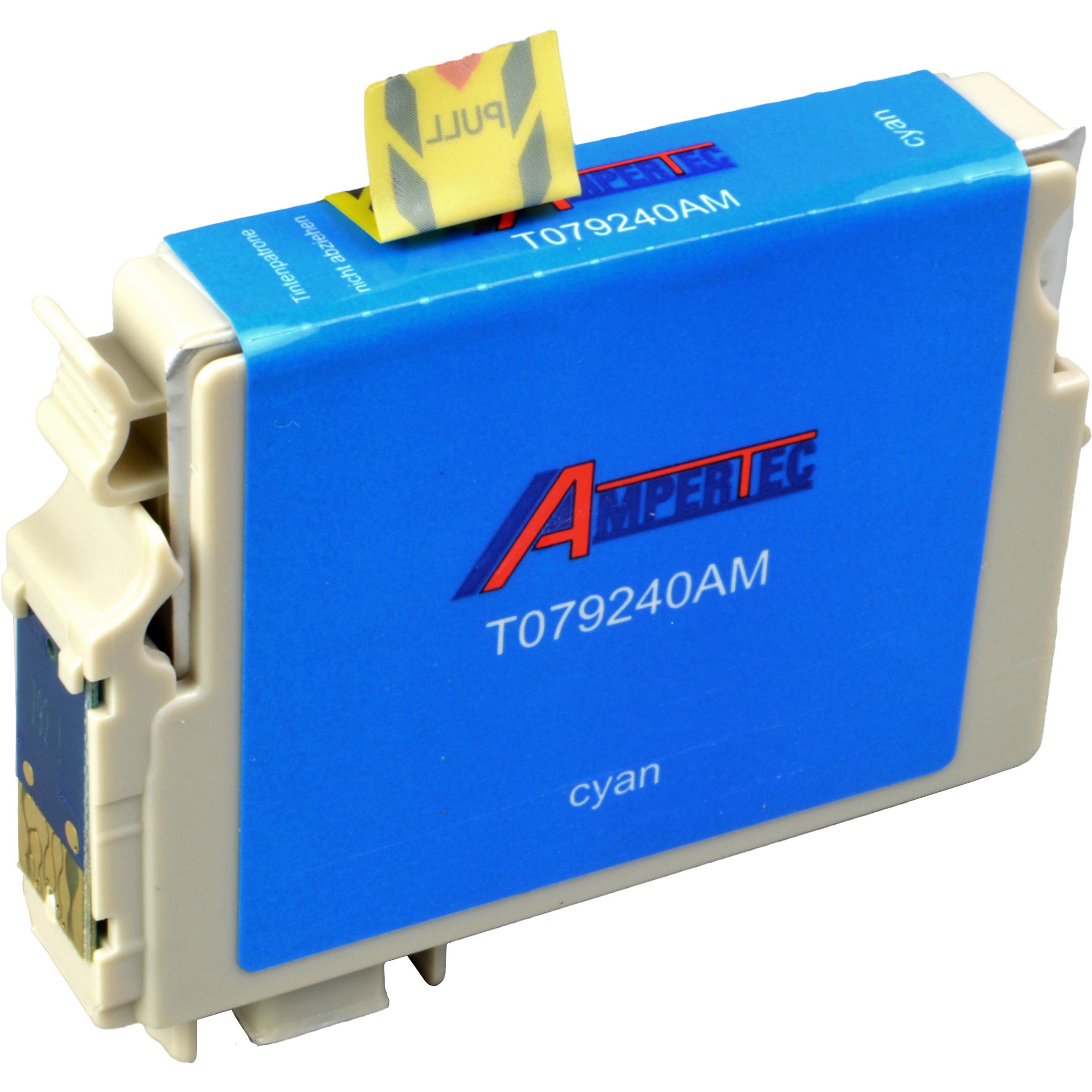 Ampertec, Druckerpatrone, Tinte ersetzt Epson C13T07924010 cyan (C)