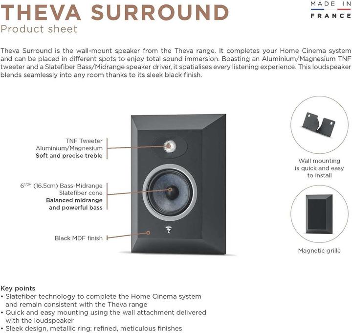 Image du produit Focal Theva Surround (1 pièce)
