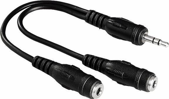 Hama Spina jack da 3,5 mm - 2 prese jack da 3,5 mm