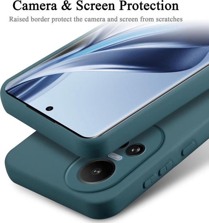 Actual product image Cadorabo Case for OPPO Reno 10 5G / 10 Pro 5G TPU in liquid protection silicone design (Realme 10S 5G)
