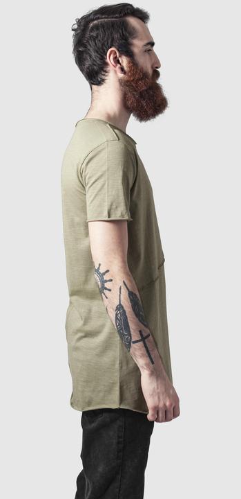 Produktbild Urban Classics Long Open Edge Front Zip Tee (XXL)