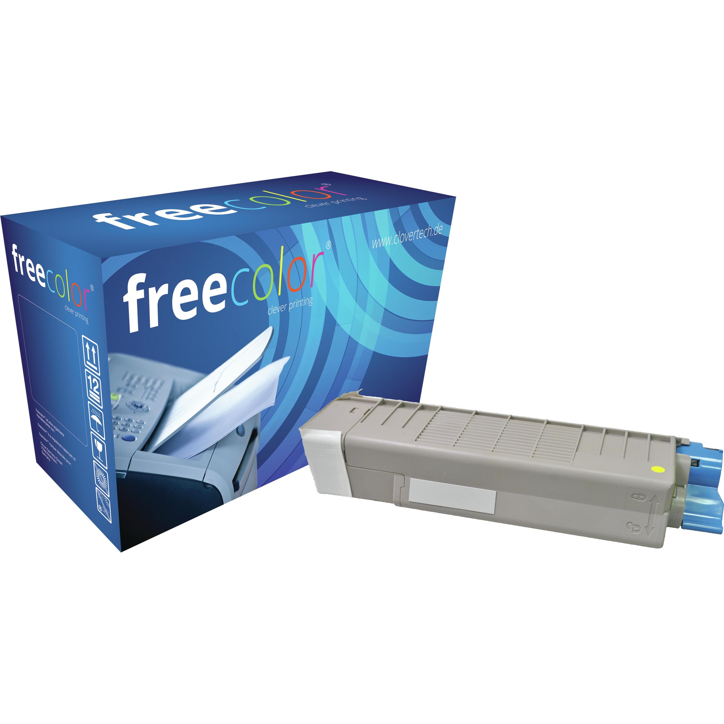 Freecolor, Toner, Kompatibel tonerkartusche für OKI C5850/5950 ye (Y)