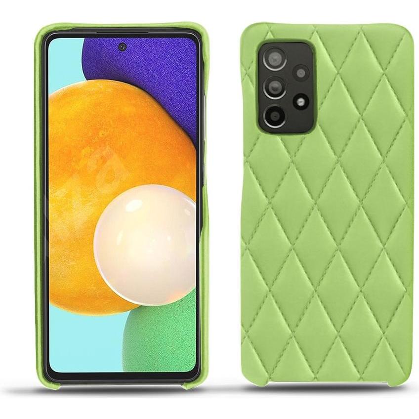 Noreve Lederschutzhülle (Samsung Galaxy A52), Smartphone Hülle, Grün