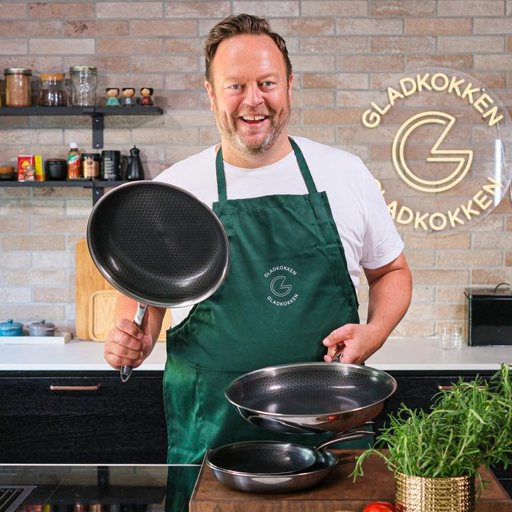 Immagine prodotto Gladkokken - Hybrid frypan - 28 cm (Padella per friggere, Alluminio)