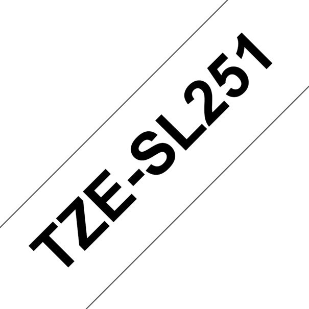 Produktbild Brother TZe-SL251 (2.40 cm, Weiss)