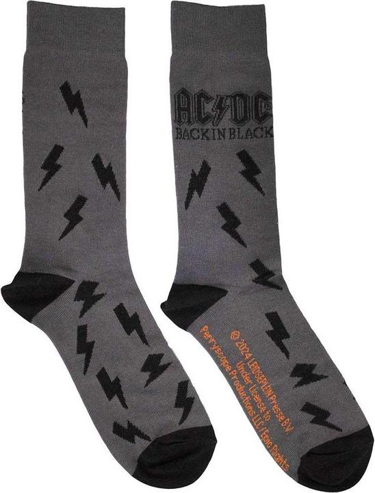 Produktbild AC/DC Back In Black Bolts Socken