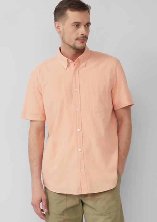 Image du produit S.Oliver Hemd Regular Fit: Kurzarmhemd mit Struktur-Streifen und Button-Down-Kragen (XL)