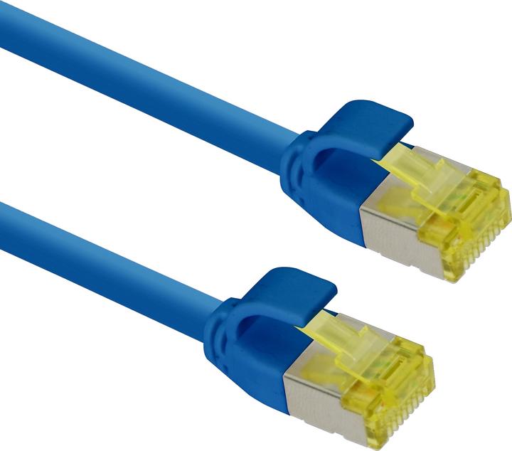 Actual product image Helos Ultra Slim Patch Cable (S/FTP, CAT6a, 3 m)