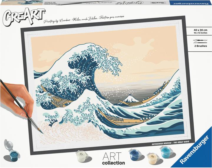 Ravensburger Painting by Numbers The Great Wave (Hokusai)