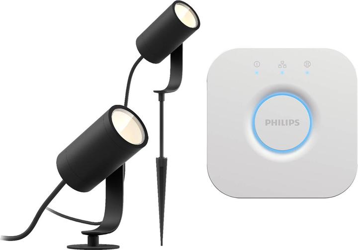 Philips Hue White&Col. Amb.Lily Spot 1flg Base+Extended+ Bridge