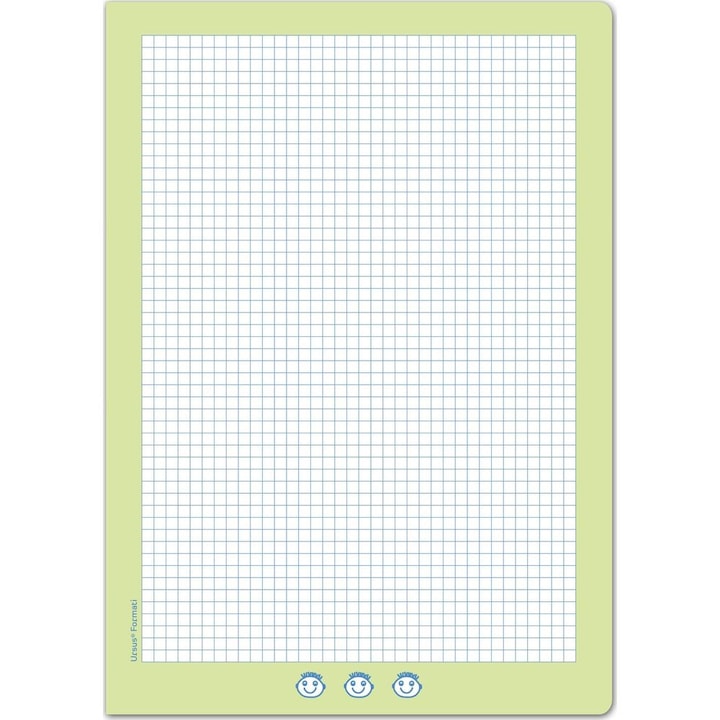 Actual product image Ursus Exercise Book Plus R.400, A4, Squared, Blue (A4, Checked, Soft cover)