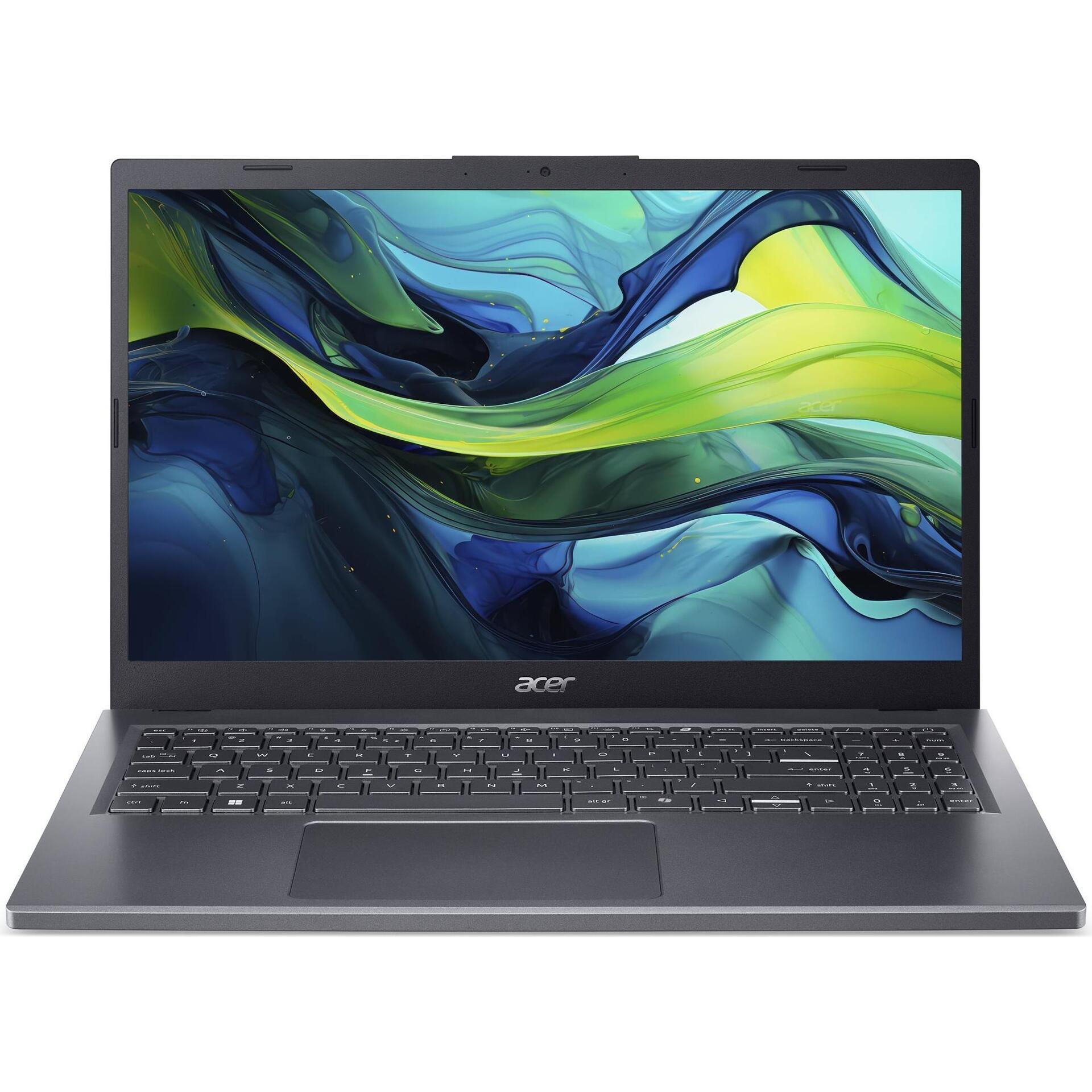 Acer Aspire 15 (15.60", Intel Core 5 120U, 16 GB, 512 GB, DE), Notebook, Grau