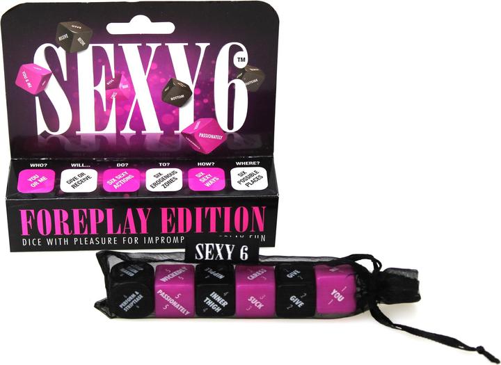 Productafbeelding Creative Conceptions Sexy 6 dobbelstenen - Voorspel Editie (Dobbelspelletjes, Engels)