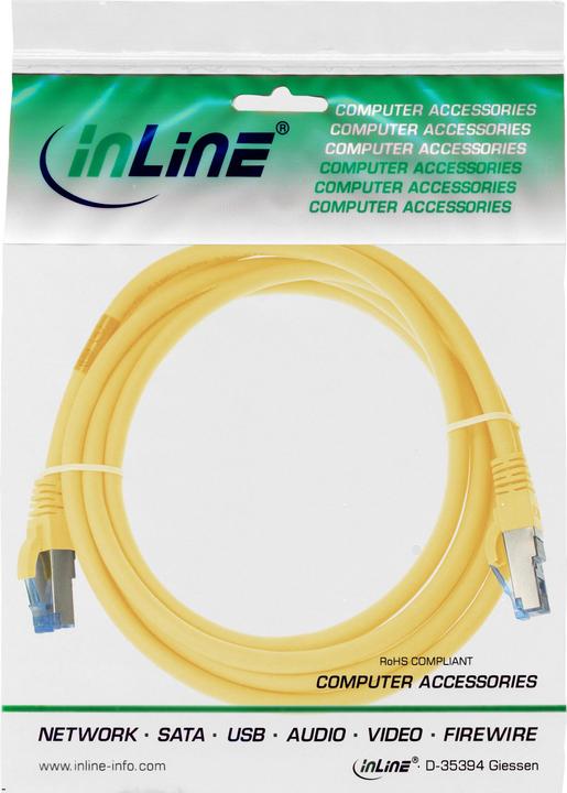 Produktbild InLine Patchkabel Cat.6A, S/FTP (PiMf), 500MHz (S/FTP, CAT6a, 0.50 m)