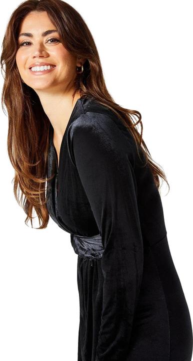 Actual product image Principles Womens/Ladies Velvet Twist Waist Midi Dress (44 D)