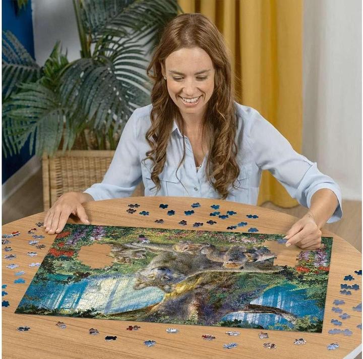 Actual product image Ravensburger Wolves in the forest (1000 pieces)