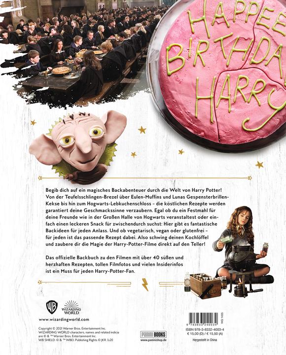 Actual product image Panini Harry Potter: Das offizielle Harry Potter-Backbuch (German, Joanna Farrow, 2021)