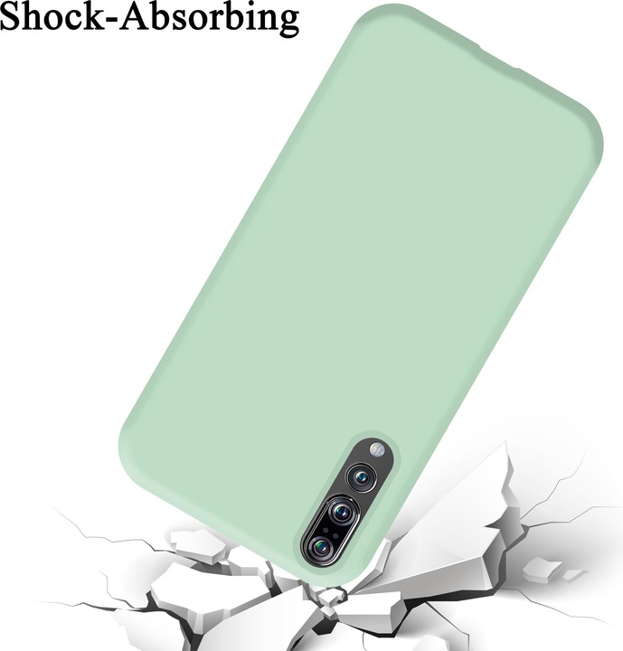Immagine prodotto Cadorabo Copertura della cassa del silicone liquido TPU (Huawei P20 Pro, Huawei P20 Plus)