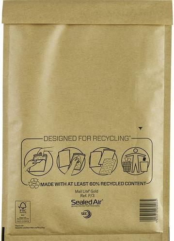 Produktbild Sealed Air Mail Lite Umschlag aus Polyethylen Gold (10 Stk.)