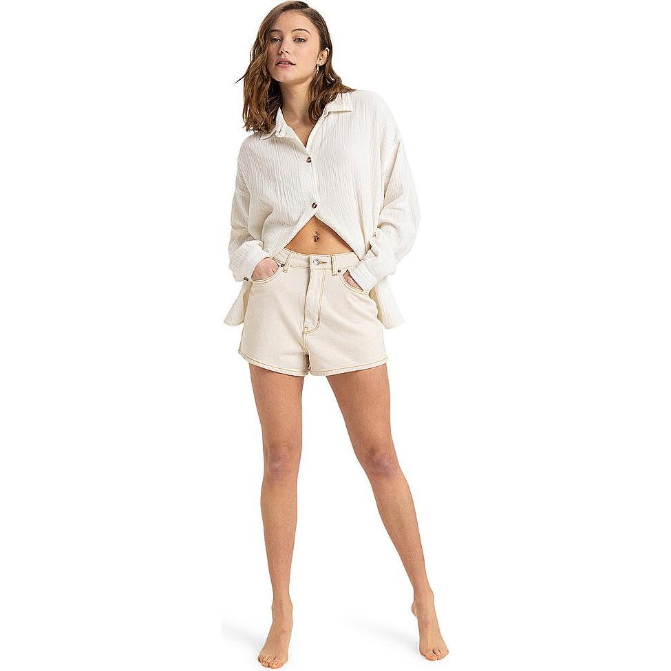 Thumbnail - Roxy, Damen, Bluse, Women's Morning Time, Weiss, (S)