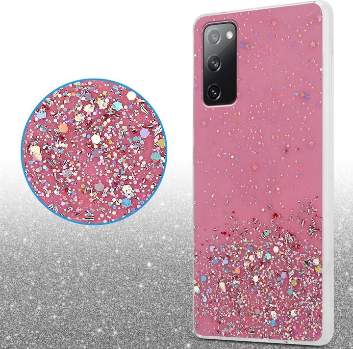 Actual product image Cadorabo TPU cover sparkling glitter (Samsung Galaxy S20 FE)