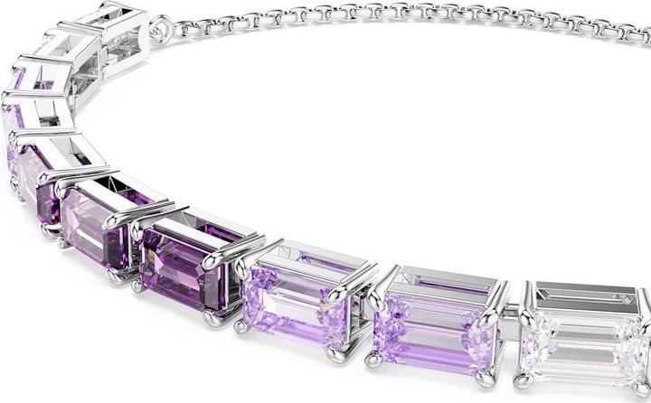 Immagine prodotto Swarovski Matrix Armband Baguette Schliff Violett (24 cm, Metallo Swarovski)