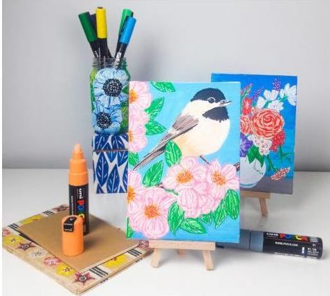 Actual product image Posca Bold Marker PC-8K (Black, 8 mm, 1 x)