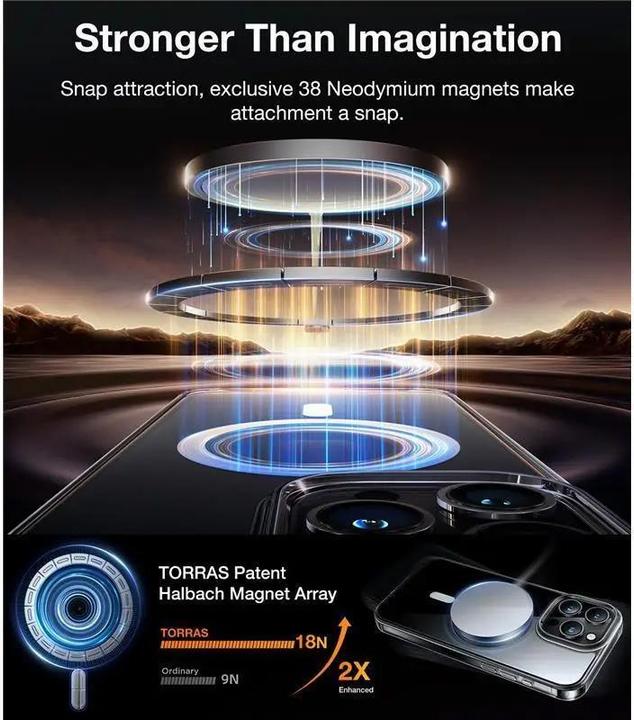 Produktbild Torras Diamond MagSafe Case (Apple iPhone 15 Pro Max)