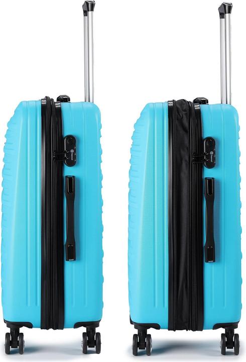 Actual product image Benzi 5493 4 Rollen Kofferset 3-teilig mit Dehnfalte (197 l)
